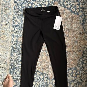 90 DEGREES Girls black leggings L size 12